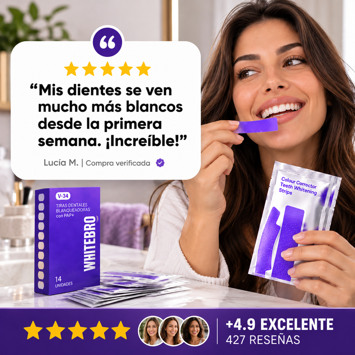 Tiras Blanqueadoras (14 Unidades)